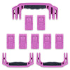 Pelican 1650 Replacement Handles & Push-Button Latches Set - Magenta ColorCase