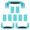 Pelican 1650 Replacement Handles & Push-Button Latches Set - Teal ColorCase