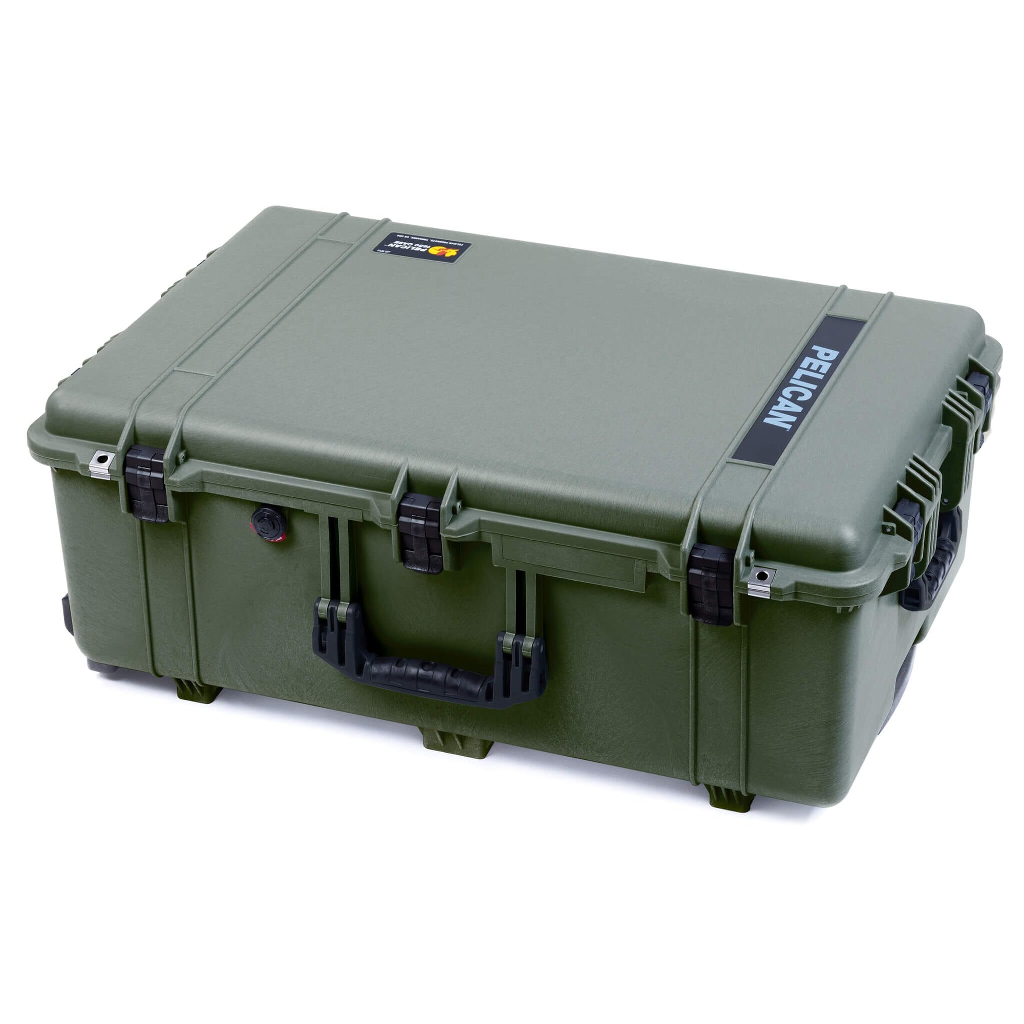 Pelican 1650 Case, OD Green with Black Handles & Latches ColorCase 