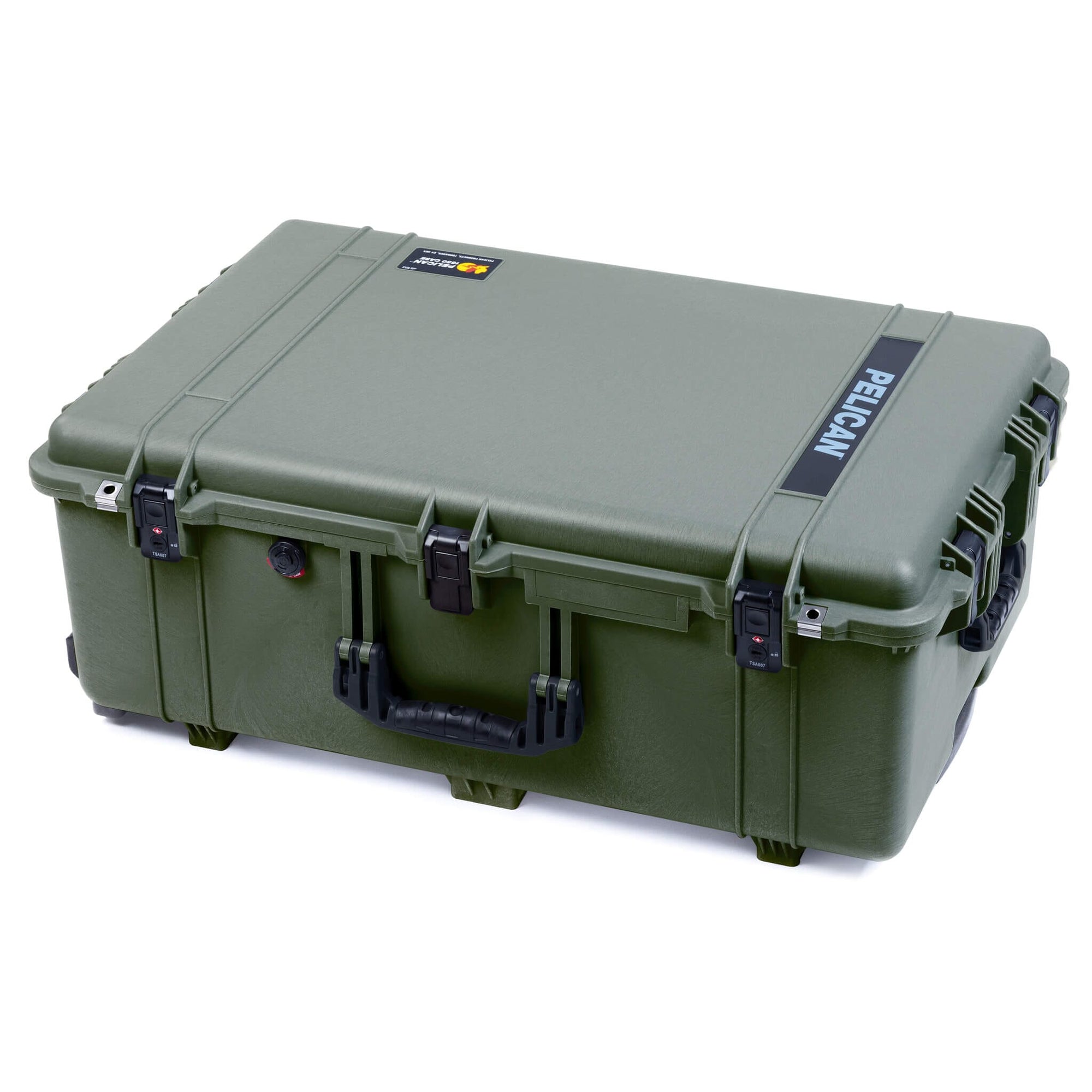 Pelican 1650 Case, OD Green with Black Handles & TSA Locking Latches ColorCase 