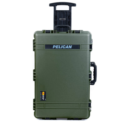 Pelican 1650 Case, OD Green with Black Handles & TSA Locking Latches ColorCase