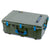 Pelican 1650 Case, OD Green with Blue Handles & Push-Button Latches ColorCase 