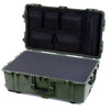 Pelican 1650 Case, OD Green Pick & Pluck Foam with Mesh Lid Organizer ColorCase 016500-0101-130-130