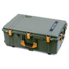 Pelican 1650 Case, OD Green with Yellow Handles & Latches ColorCase