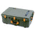 Pelican 1650 Case, OD Green with Yellow Handles & Latches ColorCase 