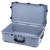 Pelican 1650 Case, Silver with Black Handles & Push-Button Latches None (Case Only) ColorCase 016500-0000-180-111