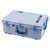 Pelican 1650 Case, Silver with Blue Handles & Latches ColorCase 