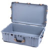 Pelican 1650 Case, Silver with Desert Tan Handles & Push-Button Latches None (Case Only) ColorCase 016500-0000-180-311