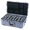 Pelican 1650 Case, Silver with Desert Tan Handles & Latches ColorCase