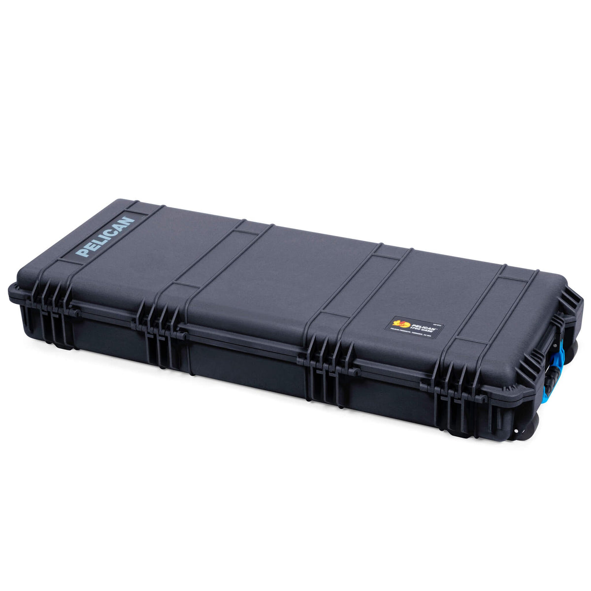 Pelican 1700 Protector Long Case, Black with Blue Handles &amp; Latches (Gen2) ColorCase 