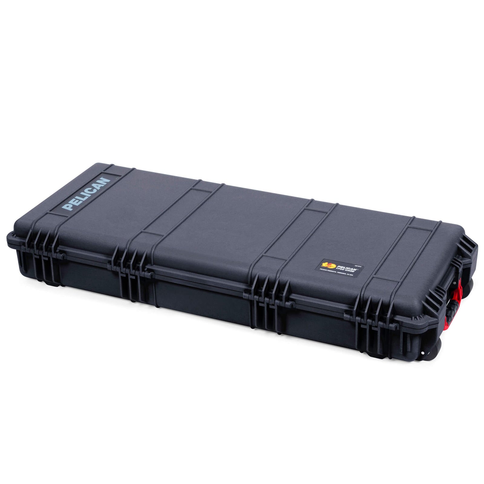 Pelican 1700 Protector Long Case, Black with Red Handles & Latches (Gen2) ColorCase 