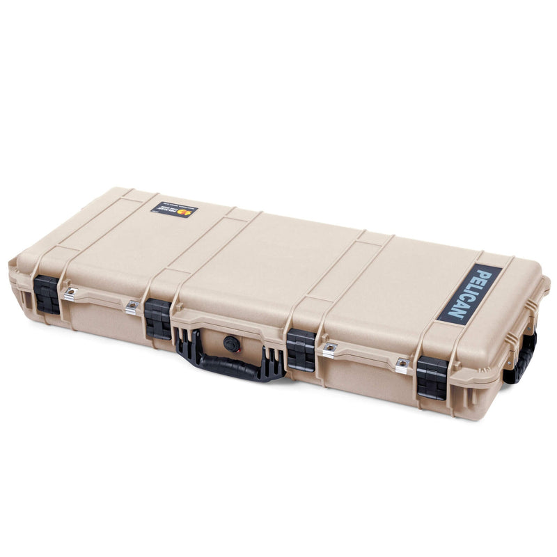 Pelican 1700 Protector Long Case, Desert Tan with Black Handles & Latches (Gen2) ColorCase 