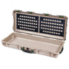 Pelican 1700 Protector Long Case, Desert Tan with OD Green Handles & Latches (Gen2) EZ-Click™ MOLLE Panels Only ColorCase 017000-0400-310-130