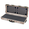 Pelican 1700 Protector Long Case, Desert Tan with OD Green Handles & Latches (Gen2) Pick & Pluck Foam with EZ-Click™ MOLLE Panels ColorCase 017000-0401-310-130