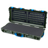 Pelican 1700 Protector Long Case, OD Green with Blue Handles & Latches (Gen2) Solid Foam with EZ-Click™ MOLLE Panels ColorCase 017000-0402-130-120