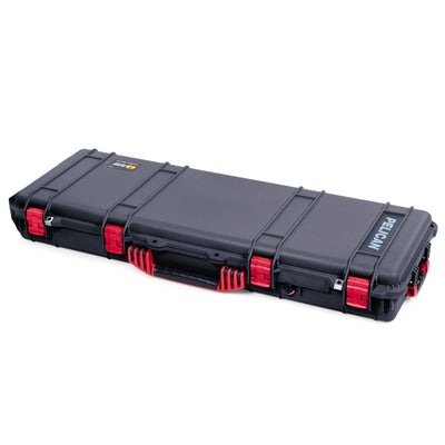 Pelican 1720 Protector Long Case, Black with Red Handles & Latches (Gen2) ColorCase