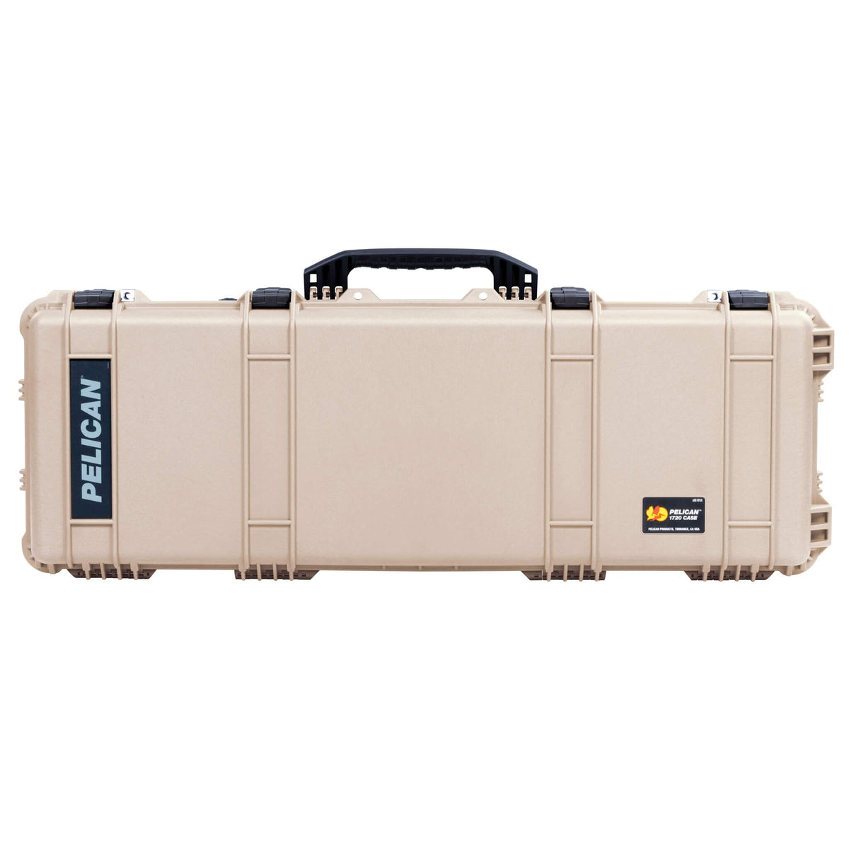 Pelican 1720 Protector Long Case, Desert Tan with Black Handles &amp; Latches (Gen2) ColorCase 
