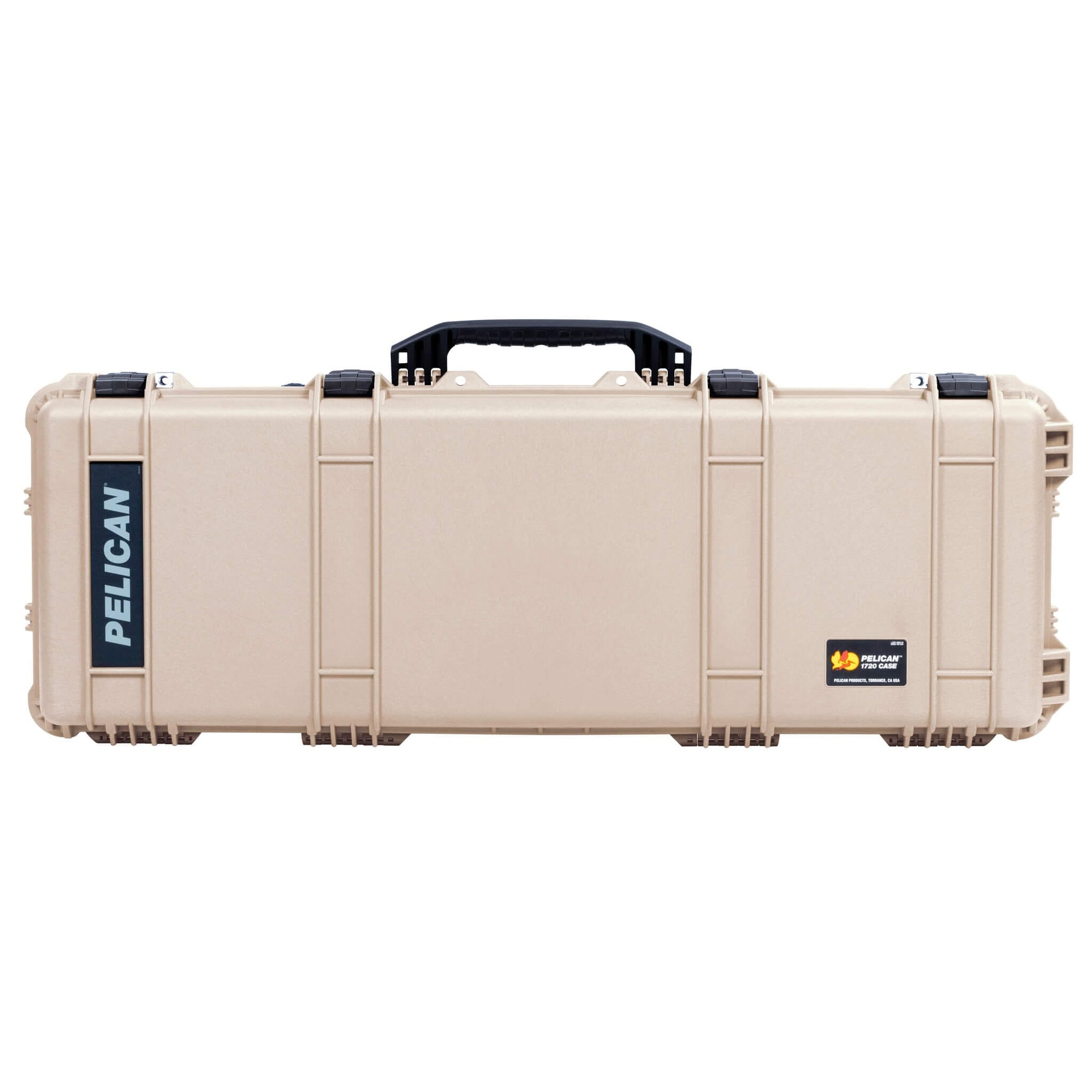Pelican 1720 Protector Long Case, Desert Tan with Black Handles & Latches (Gen2) ColorCase 