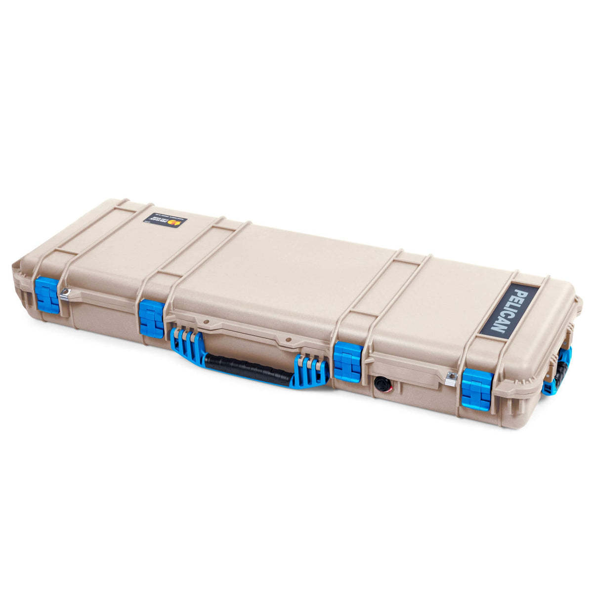 Pelican 1720 Protector Long Case, Desert Tan with Blue Handles &amp; Latches (Gen2) ColorCase 