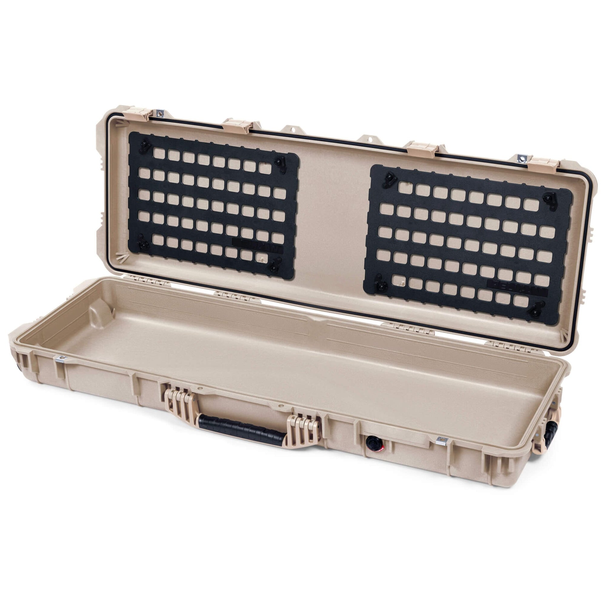 Pelican 1720 Protector Long Case, Desert Tan (Gen2) EZ-Click™ MOLLE Panels Only ColorCase 017200-0400-310-310