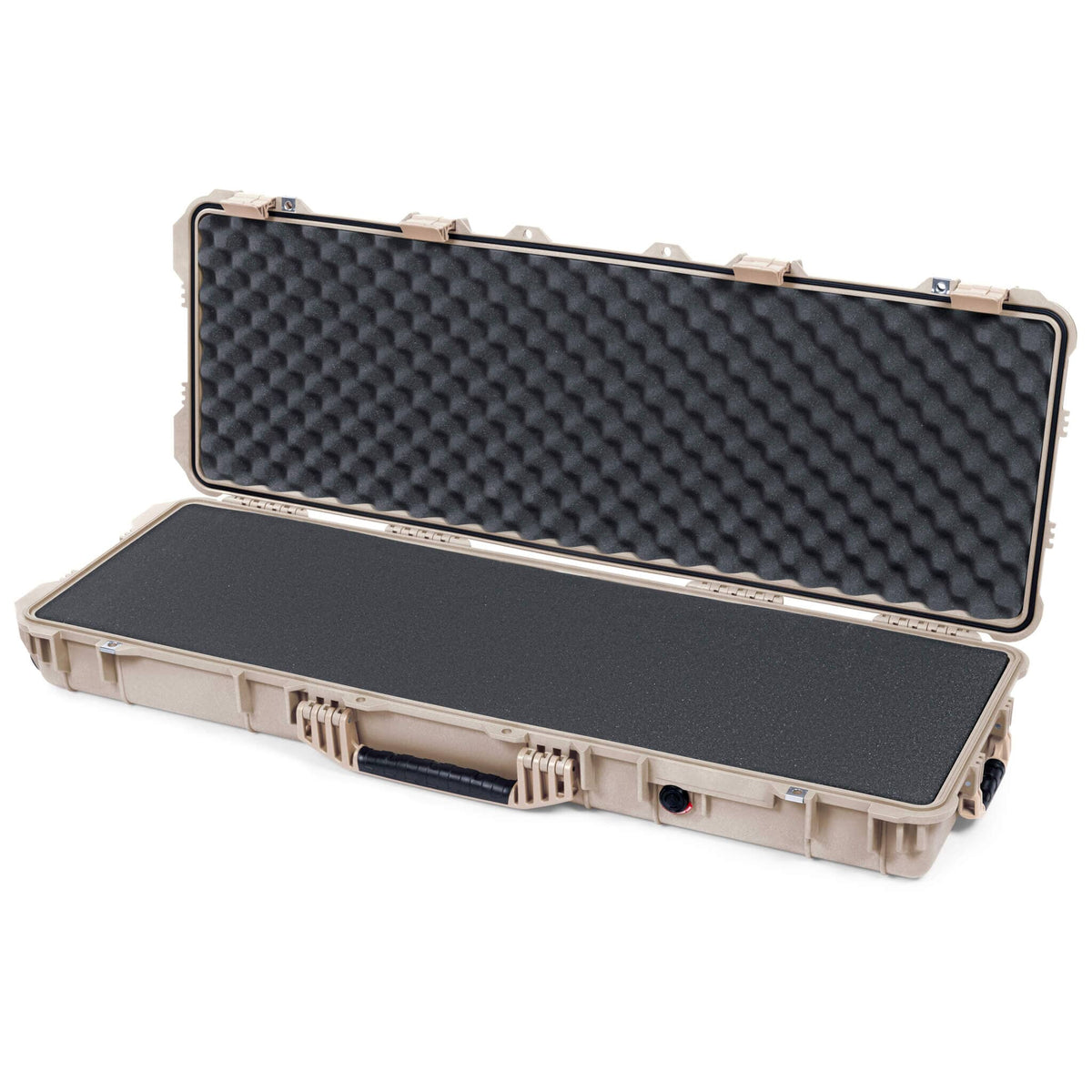 Pelican 1720 Protector Long Case, Desert Tan (Gen2) Solid Foam with Convoluted Lid Foam ColorCase 017200-0002-310-310