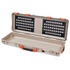 Pelican 1720 Protector Long Case, Desert Tan with Orange Handles & Latches (Gen2) EZ-Click™ MOLLE Panels Only ColorCase 017200-0400-310-150