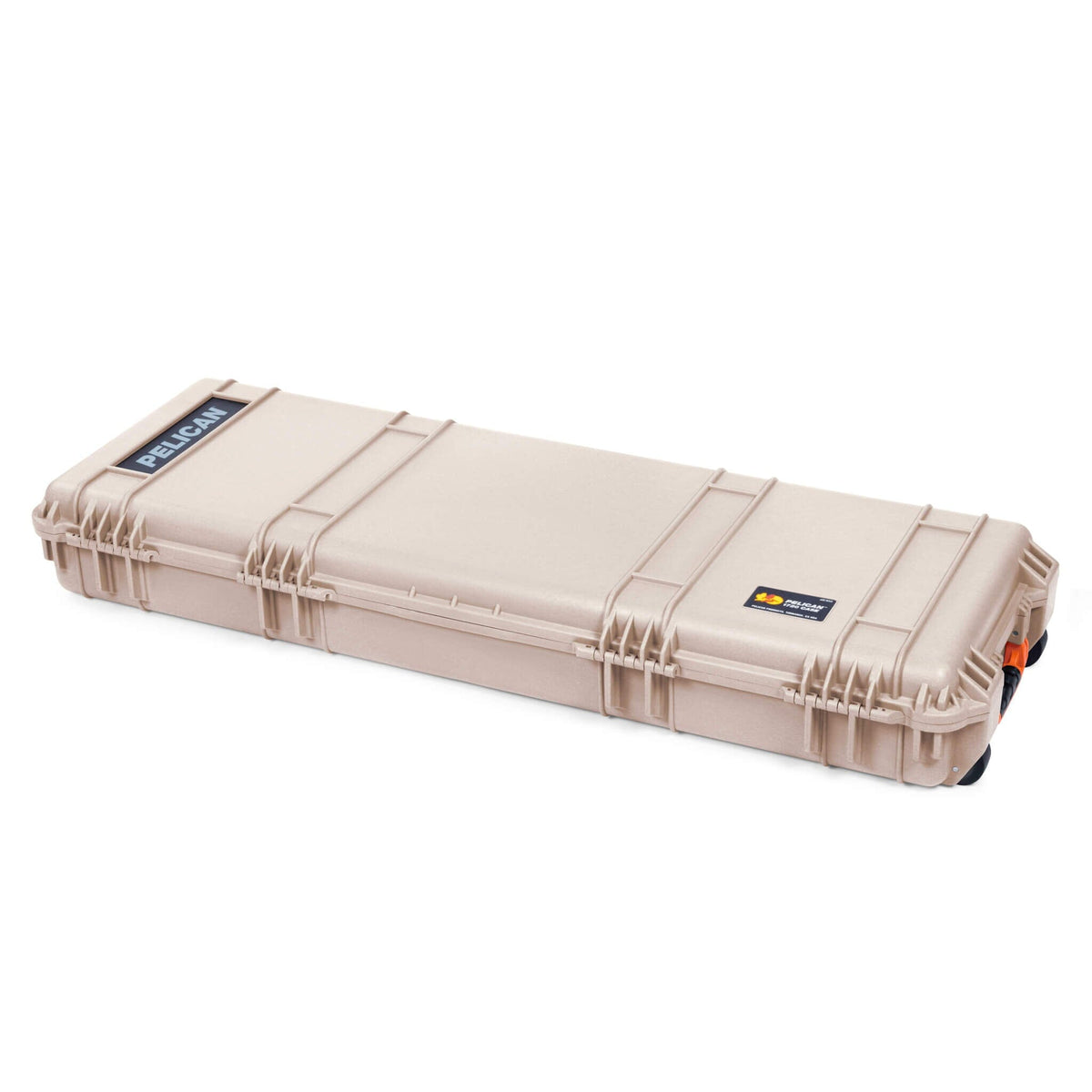 Pelican 1720 Protector Long Case, Desert Tan with Orange Handles &amp; Latches (Gen2) ColorCase 