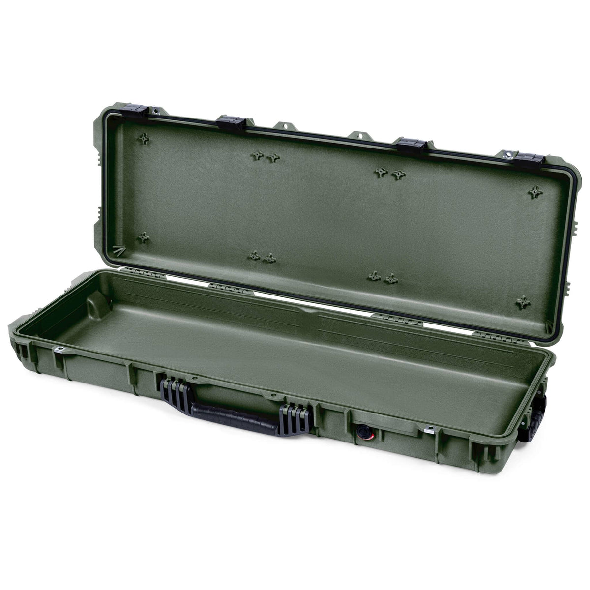 Pelican 1720 Protector Long Case, OD Green with Black Handles &amp; Latches (Gen2) None (Case Only) ColorCase 017200-0000-130-110