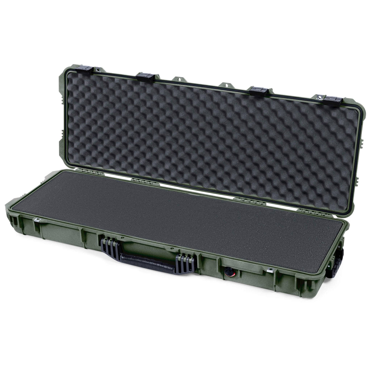 Pelican 1720 Protector Long Case, OD Green with Black Handles &amp; Latches (Gen2) Pick &amp; Pluck Foam with Convoluted Lid Foam ColorCase 017200-0001-130-110