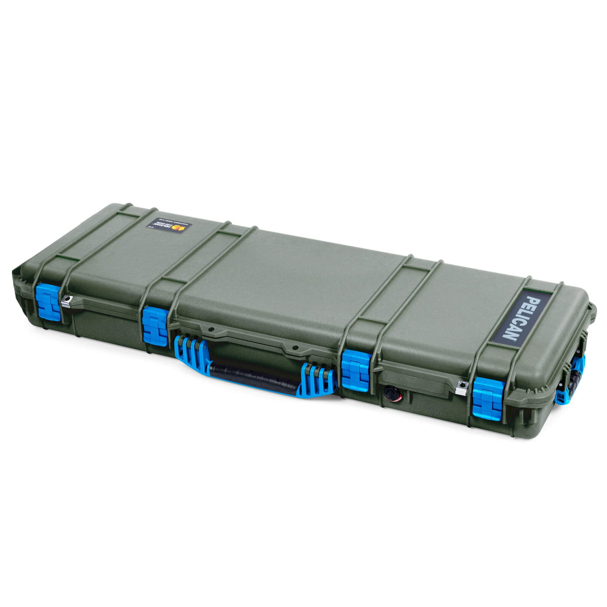 Pelican 1720 Protector Long Case, OD Green with Blue Handles &amp; Latches (Gen2) ColorCase 