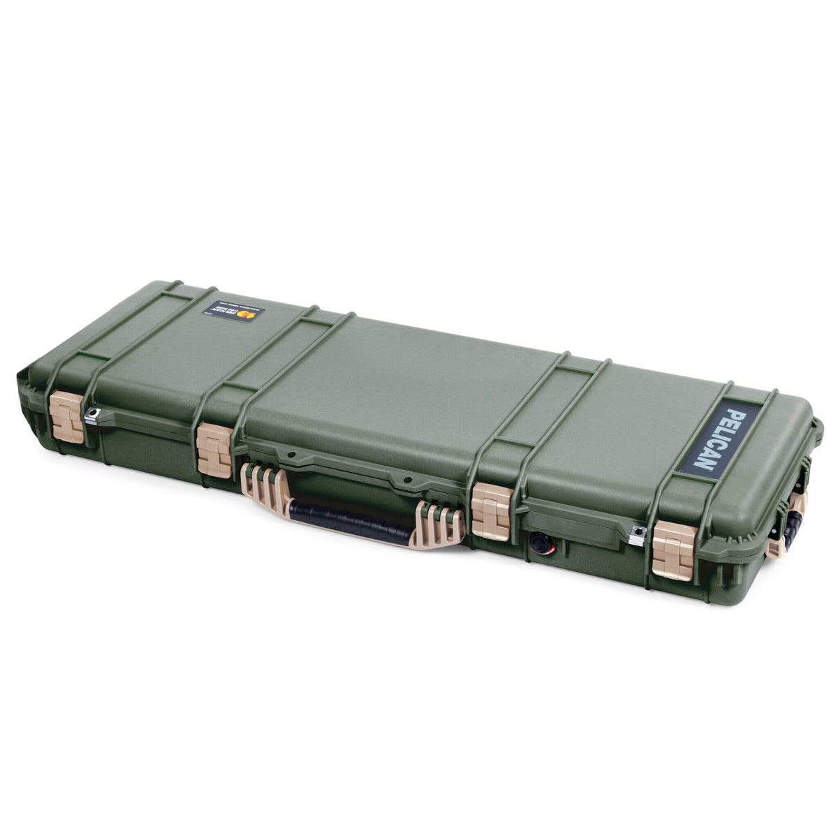 Pelican 1720 Protector Long Case, OD Green with Desert Tan Handles &amp; Latches (Gen2) ColorCase 