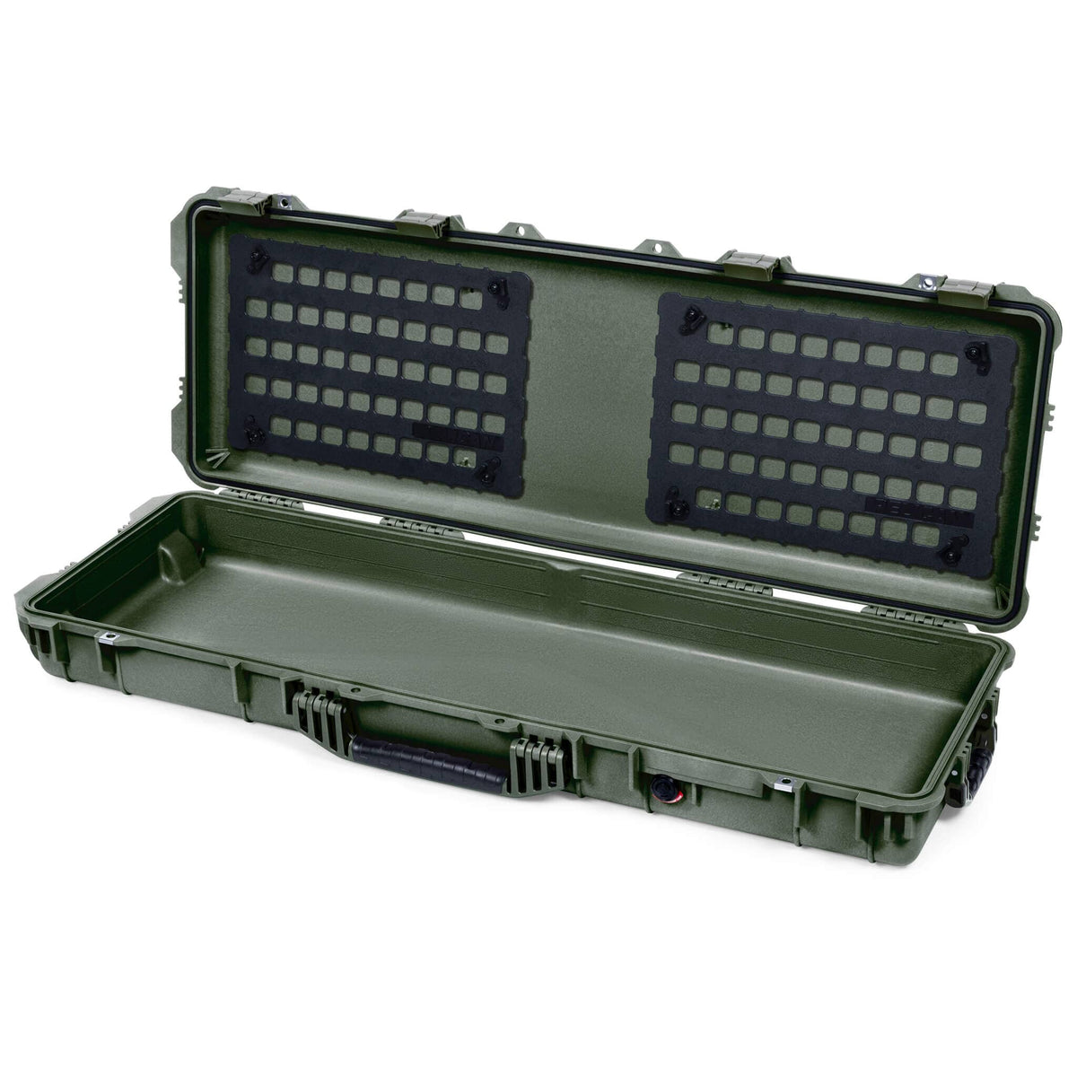 Pelican 1720 Protector Long Case, OD Green (Gen2) EZ-Click™ MOLLE Panels Only ColorCase 017200-0400-130-130