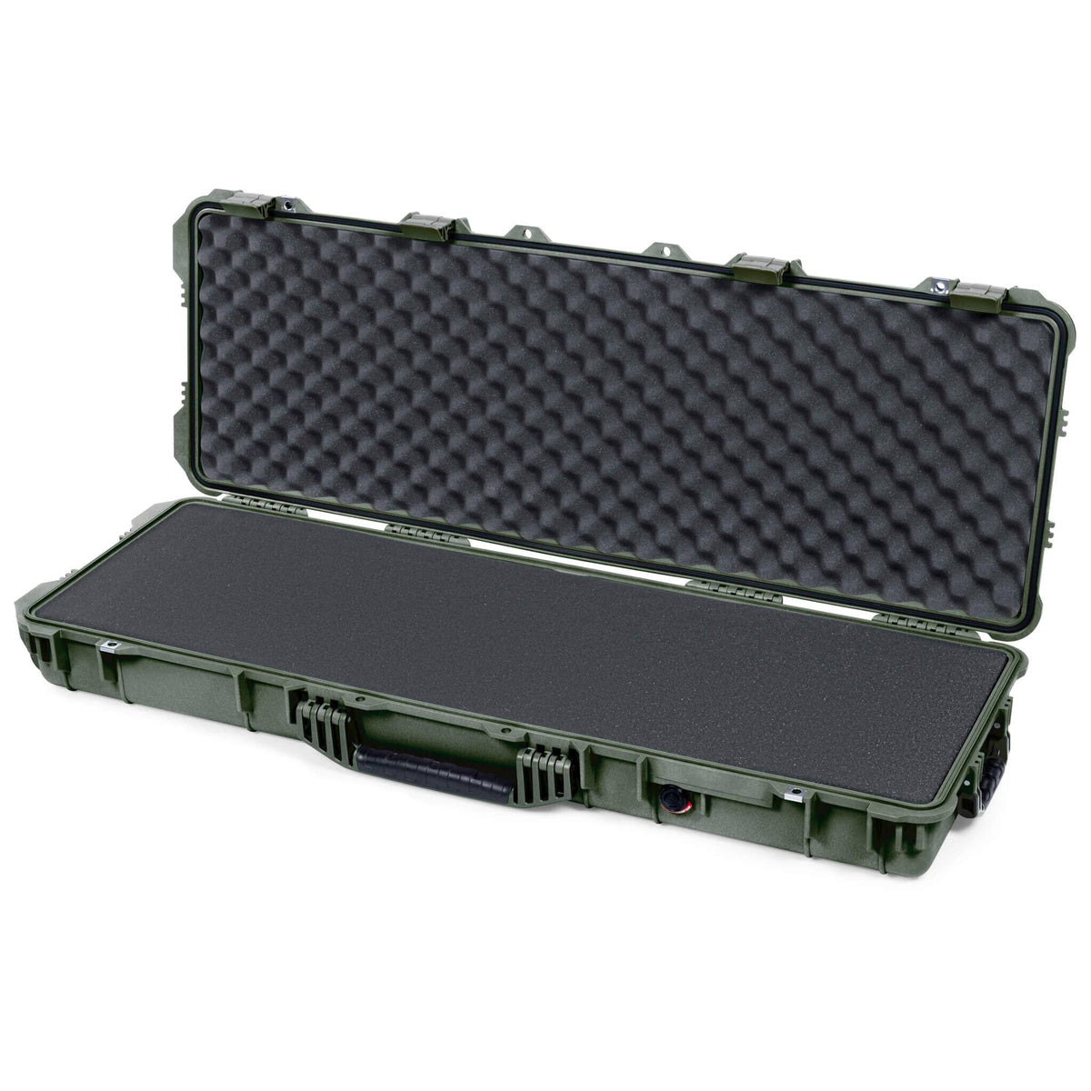 Pelican 1720 Protector Long Case, OD Green (Gen2) Pick &amp; Pluck Foam with Convoluted Lid Foam ColorCase 017200-0001-130-130
