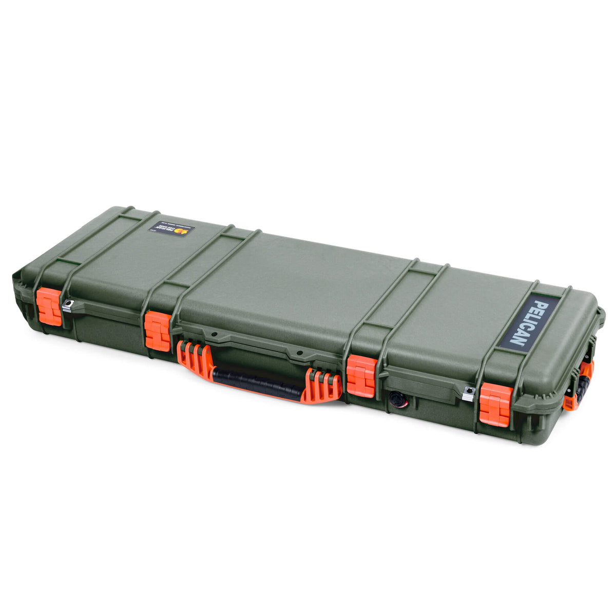 Pelican 1720 Protector Long Case, OD Green with Orange Handles &amp; Latches (Gen2) ColorCase 
