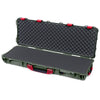 Pelican 1720 Protector Long Case, OD Green with Red Handles & Latches (Gen2) Solid Foam with Convoluted Lid Foam ColorCase 017200-0002-130-320