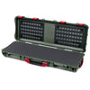 Pelican 1720 Protector Long Case, OD Green with Red Handles & Latches (Gen2) Solid Foam with EZ-Click™ MOLLE Panels ColorCase 017200-0402-130-320