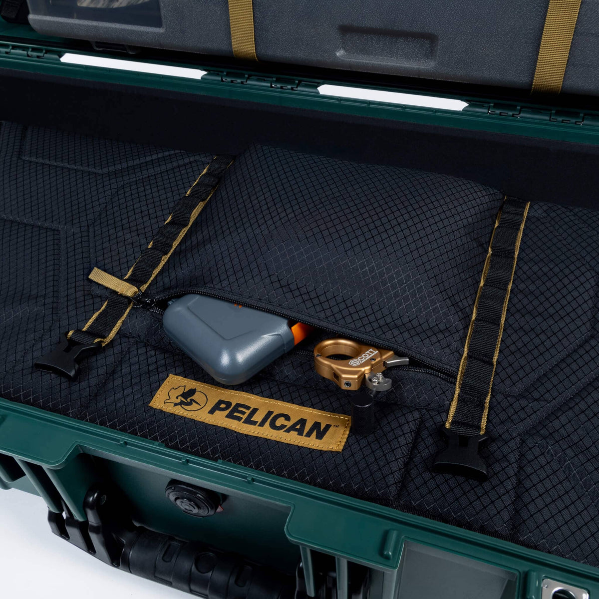 Pelican 1745 Air Bow Case with TSA Locking Latches, Trekking Green ColorCase 