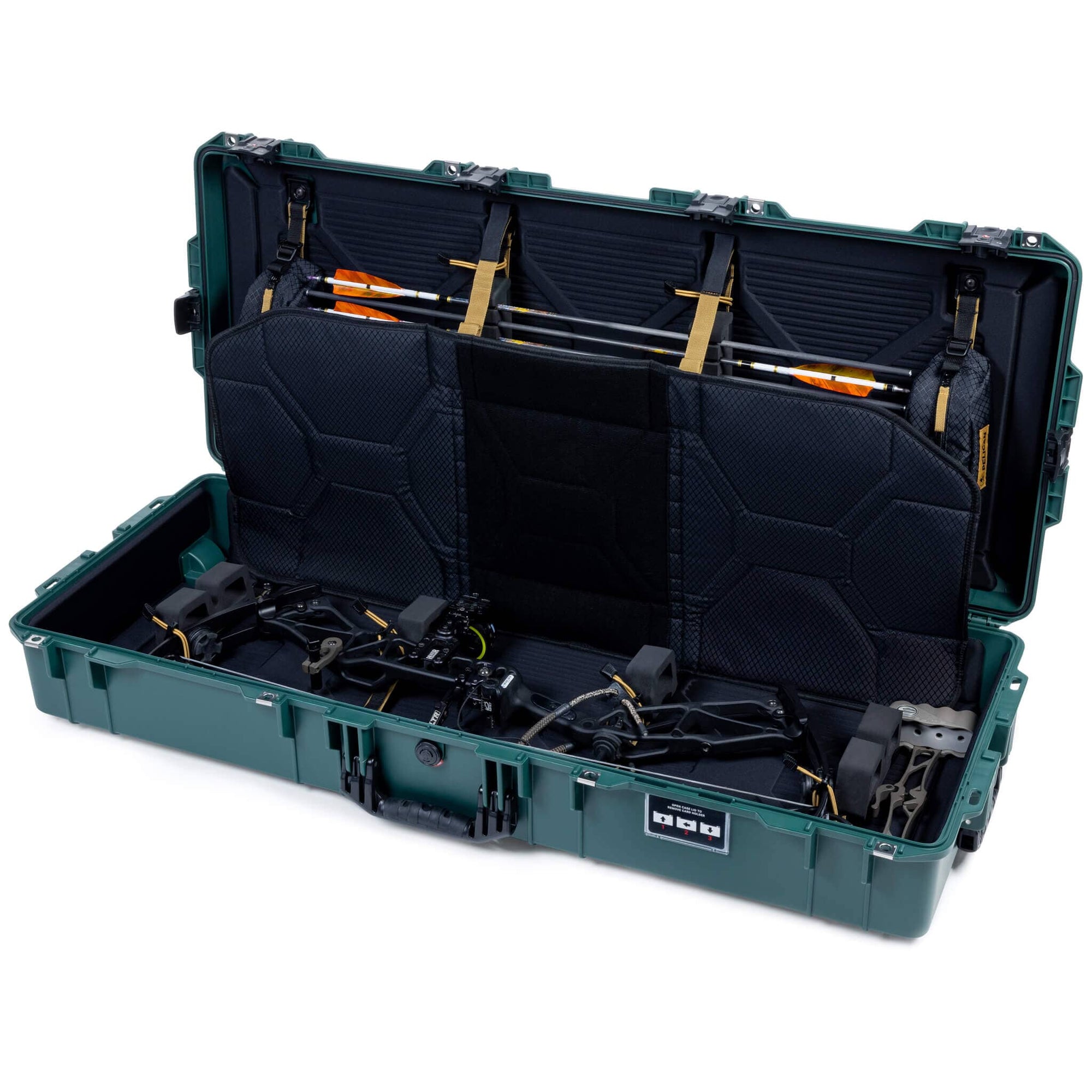 Pelican 1745 Air Bow Case with TSA Locking Latches, Trekking Green