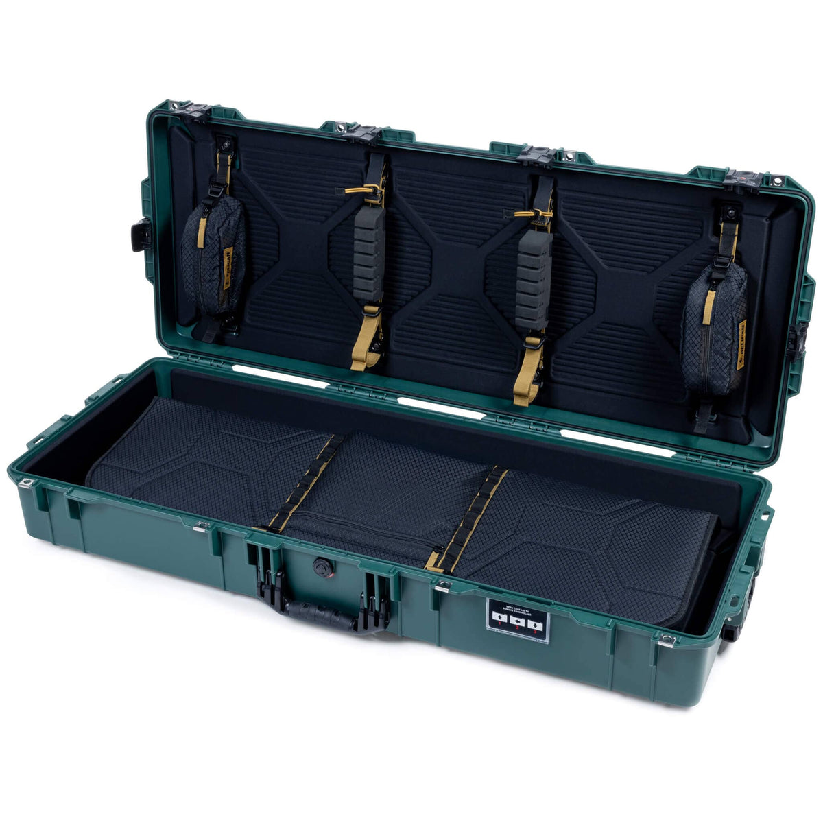 Pelican 1745 Air Bow Case with TSA Locking Latches, Trekking Green ColorCase 