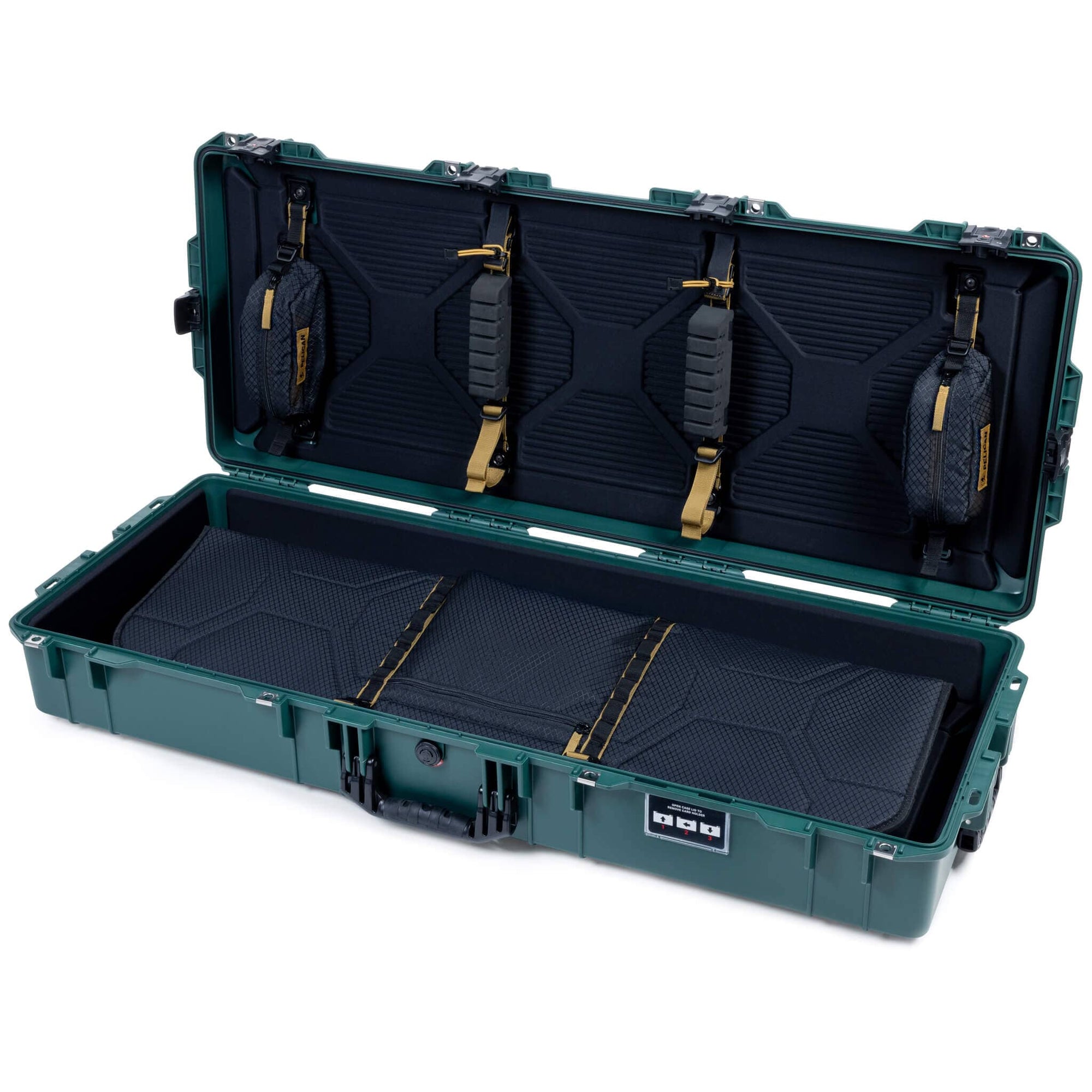 Pelican 1745 Air Bow Case with TSA Locking Latches, Trekking Green ColorCase