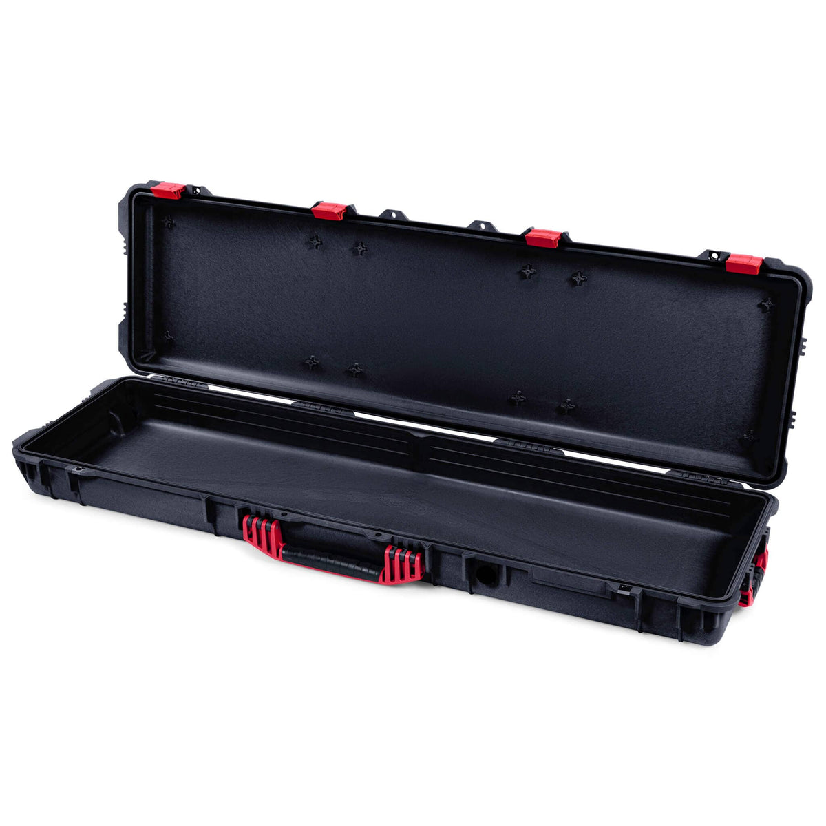 Pelican 1750 Protector Long Case, Black with Red Handles &amp; Latches (Gen2) None (Case Only) ColorCase 017500-0000-110-320