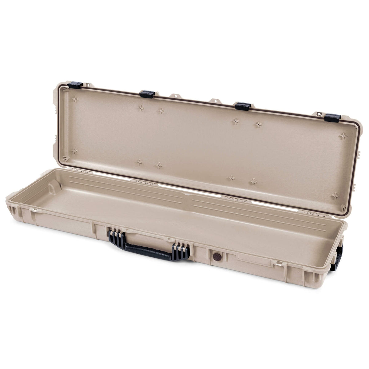 Pelican 1750 Protector Long Case, Desert Tan with Black Handles &amp; Latches (Gen2) None (Case Only) ColorCase 017500-0000-310-110