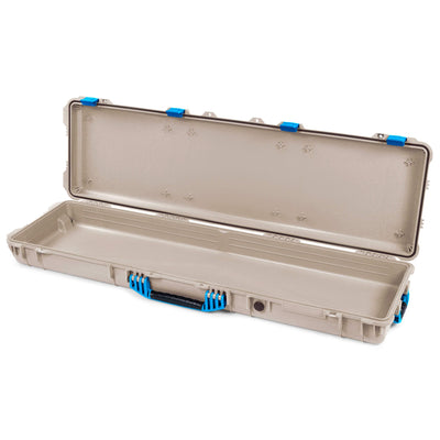 Pelican 1750 Protector Long Case, Desert Tan with Blue Handles & Latches (Gen2) None (Case Only) ColorCase 017500-0000-310-120