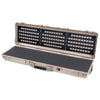 Pelican 1750 Protector Long Case, Desert Tan (Gen2) Solid Foam with EZ-Click™ MOLLE Panels ColorCase 017500-0402-310-310