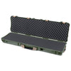Pelican 1750 Protector Long Case, OD Green with Desert Tan Handles & Latches (Gen2) Solid Foam with Convoluted Lid Foam ColorCase 017500-0002-130-310