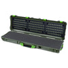 Pelican 1750 Protector Long Case, OD Green with Lime Green Handles & Latches (Gen2) Solid Foam with EZ-Click™ MOLLE Panels ColorCase 017500-0402-130-300
