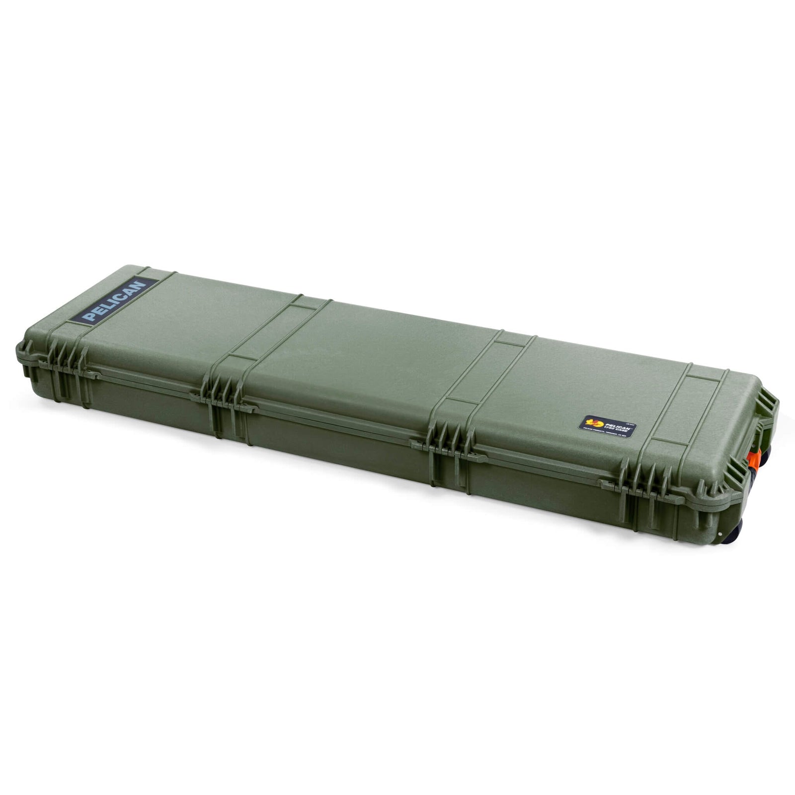 Pelican 1750 Protector Long Case, OD Green with Orange Handles & Latches (Gen2) ColorCase 