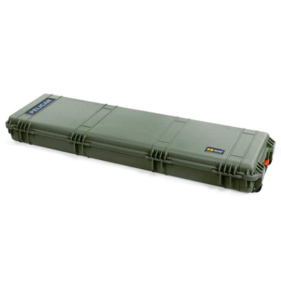Pelican 1750 Protector Long Case, OD Green with Orange Handles & Latches (Gen2) ColorCase
