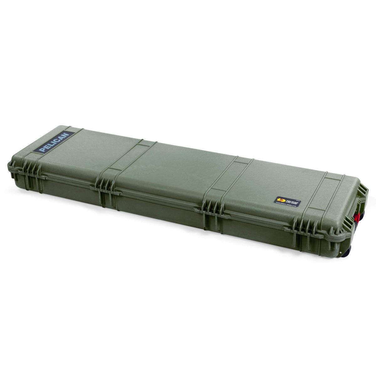 Pelican 1750 Protector Long Case, OD Green with Red Handles &amp; Latches (Gen2) ColorCase 