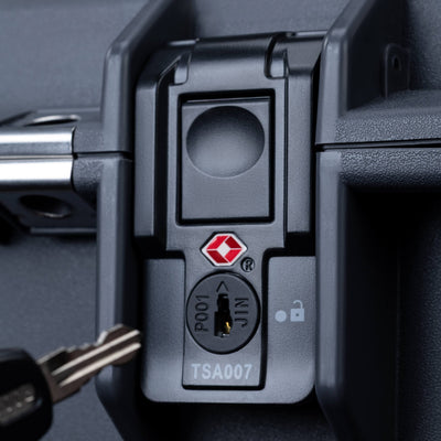 Pelican Air TSA Locking Latches, Black, Push-Button (Set of 2 with Keys) ColorCase